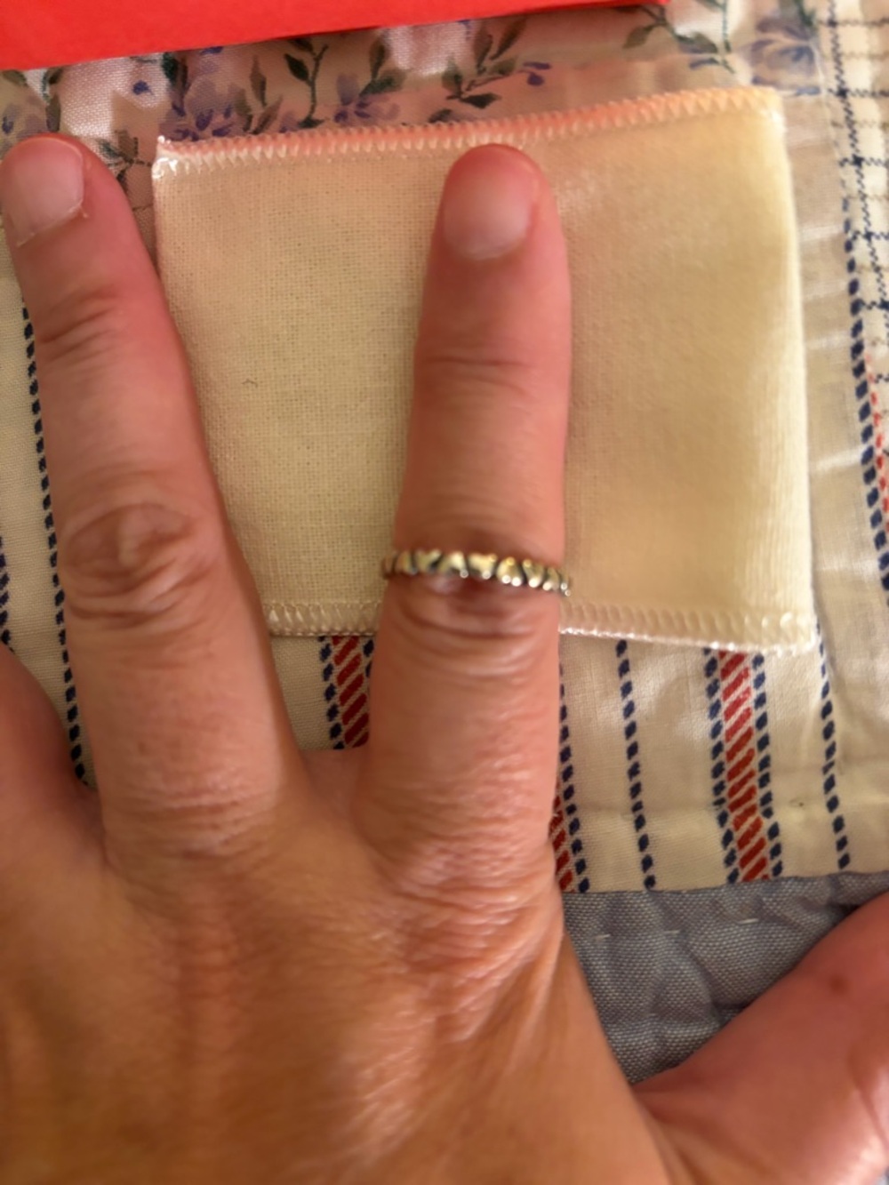 James Avery Sterling Silver Lots Of Love Band, Size 8 - Picture 4 of 4